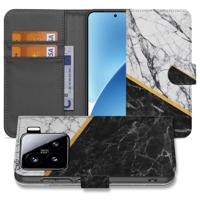 Xiaomi 15 | Bookcase | Marmer Wit Zwart