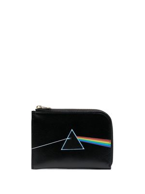 Undercover portefeuille en cuir Dark Side à fermeture zippée - Noir