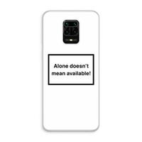Alone: Xiaomi Redmi Note 10 Lite Transparant Hoesje