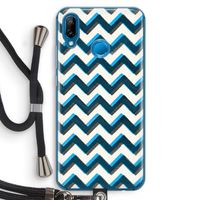 Onderbroken lijn: Huawei P20 Lite Transparant Hoesje met koord
