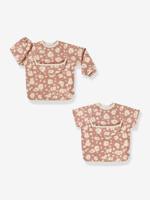 Meegroeislabbetje met mouwen 2-in-1 BEABA Playful rouge