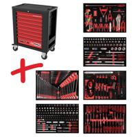 KS Tools NEW-63151 Werkplaatswagen Kleur (specifiek): Zwart, Rood