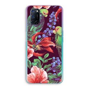 Papegaaien: Oppo A92 Transparant Hoesje