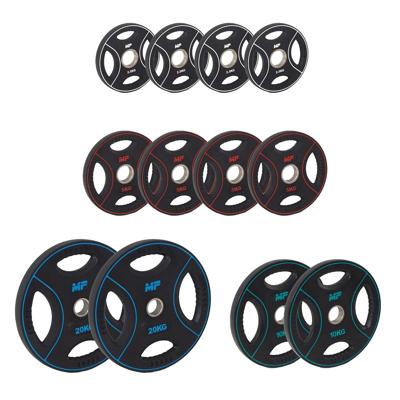 Muscle Power 50mm PU halterschijf set 90KG