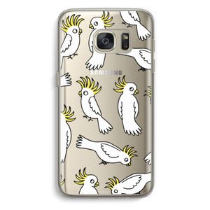 Papegaai: Samsung Galaxy S7 Transparant Hoesje