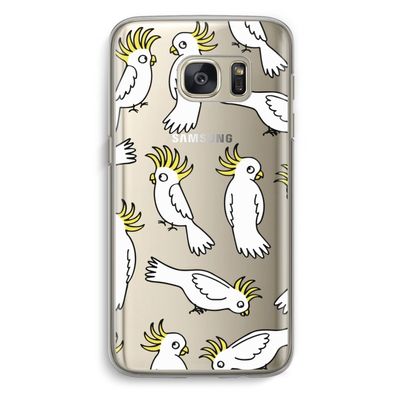 Papegaai: Samsung Galaxy S7 Transparant Hoesje