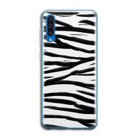 Zebra pattern: Samsung Galaxy A50 Transparant Hoesje