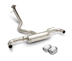 Remus uitlaat passend voor (GPF-back) Toyota Yaris GR (G16E) 1.6 Turbo - Chroom 102mm 9001211500GPF042670SGR