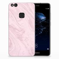 Huawei P10 Lite | TPU | Siliconen hoesje | Marble Pink - Origineel Cadeau Vriendin