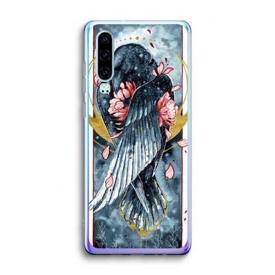 Golden Raven: Huawei P30 Transparant Hoesje