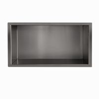 Inbouwnis BWS Sifo 30x60x10cm Gunmetal