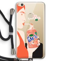 Peach please!: Huawei Ascend P8 Lite (2017) Transparant Hoesje met koord