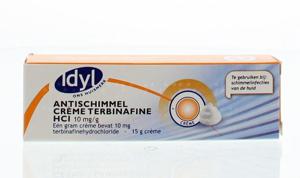 Idyl Antischimmelcreme terbinafine HCl 10mg/g (15 gr)