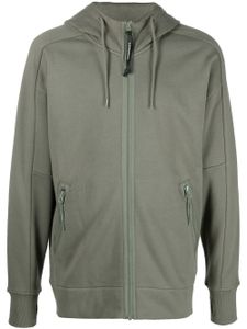 C.P. Company hoodie zippé à détail de verres signature - Vert
