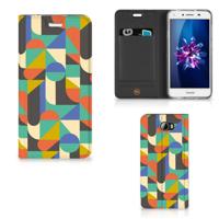 Huawei Y5 2 | Y6 Compact | Hoesje met Magneet | Funky Retro