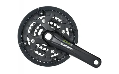 Crankstel Shimano Alivio T4010 - 9 Speed Octalink 175/44x32x22T - Zwart