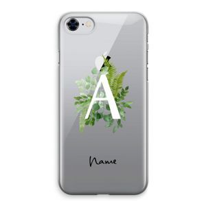 Green Brush: iPhone 8 Transparant Hoesje