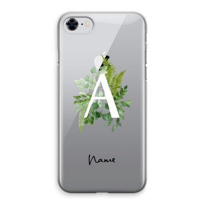 Green Brush: iPhone 8 Transparant Hoesje