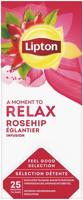Lipton thee, rozebottel, pak van 25 zakjes