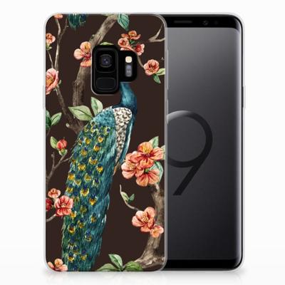 Samsung Galaxy S9 | TPU Hoesje | Pauw met Bloemen