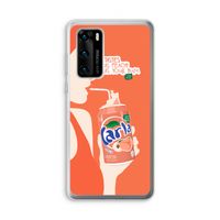 Peach please!: Huawei P40 Transparant Hoesje
