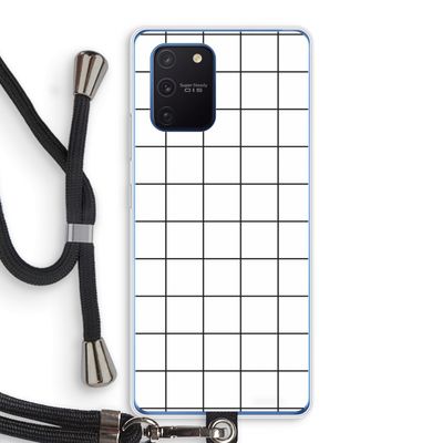 Rooster: Samsung Galaxy Note 10 Lite Transparant Hoesje met koord