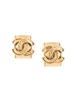 CHANEL Pre-Owned boucles d'oreilles clip à logo CC (1994)