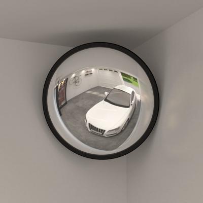 VidaXL Verkeersspiegel voor binnen convex ø40 cm acryl zwart
