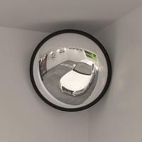 VidaXL Verkeersspiegel voor binnen convex ø40 cm acryl zwart