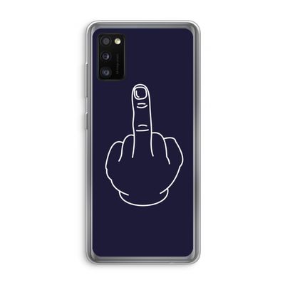 F**k U: Samsung Galaxy A41 Transparant Hoesje