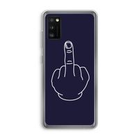 F**k U: Samsung Galaxy A41 Transparant Hoesje