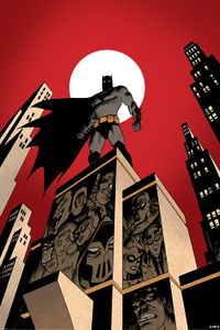 Batman Villain Skyline Poster 61x91.5cm