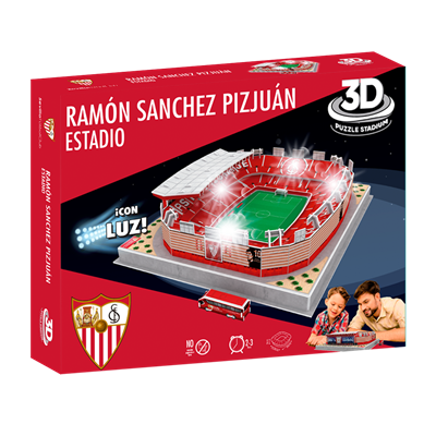 Sevilla Ramon Sanchez Pizjuan Stadion - 3D Puzzel (LED Editie)