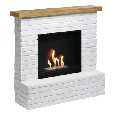 Rolf elektrische haard - Witte Bakstenen