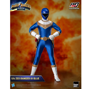 Threezero Power Rangers Zeo FigZero 1/6 Ranger III Blue