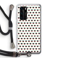 Hartjes: Huawei P40 Transparant Hoesje met koord