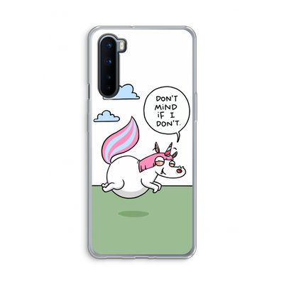 Unicorn: OnePlus Nord Transparant Hoesje