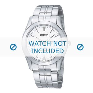 Horlogeband Seiko 7N43-0AR0 / SGG713P1 / 33X9JZ-L Staal 20mm