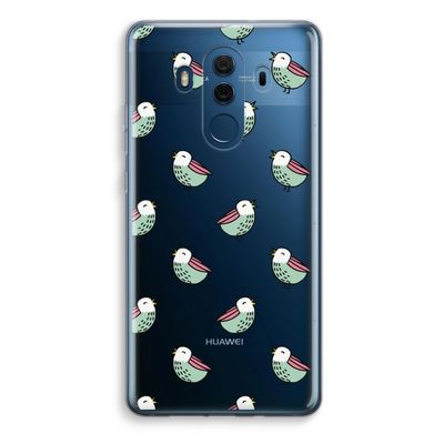 Vogeltjes: Huawei Mate 10 Pro Transparant Hoesje