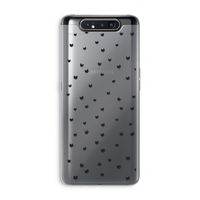 Kleine kattenkopjes: Samsung Galaxy A80 Transparant Hoesje