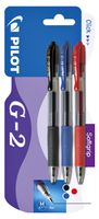 Gelschrijver PILOT G2 assorti 0.32mm blister ÃƒÆ' 3 stuks