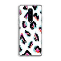 Cheetah color: OnePlus 8 Transparant Hoesje - thumbnail