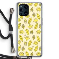 Herfst: Oppo Find X3 Pro Transparant Hoesje met koord