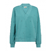 FreeQuent - Blauw | Dames | Trui | Blauw | 3XL | regular | Kamst mode