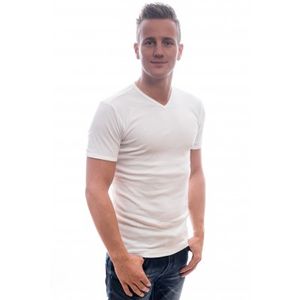 Petrol Industries Men T-Shirt Basic V-Neck White.