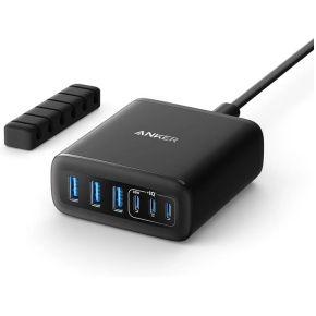 Anker GaN Oplader 114W 3C/3A Zwart