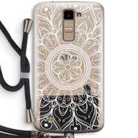 Roses Are Red: LG K10 (2016) Transparant Hoesje met koord
