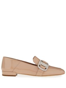 Ferragamo mocassins Vara en cuir verni - Tons neutres