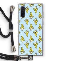 Bananas: Samsung Galaxy Note 10 Transparant Hoesje met koord