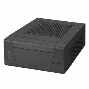 SilverStone SST-ML10B htpc behuizing 2x USB-A 3.2 (5 Gbit/s)